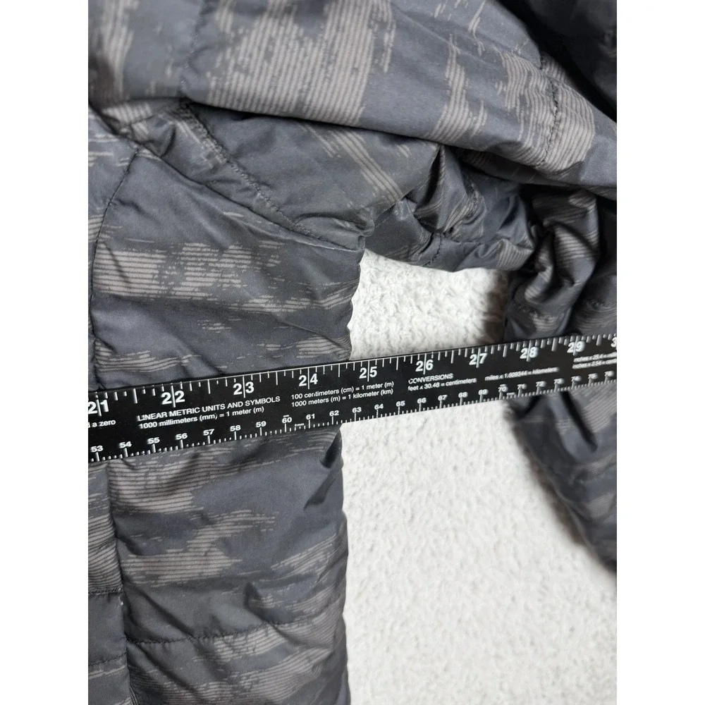 The North Face Men's Size XL Puffer Liner Jacket Black Camo‎ Full Zip Polyester